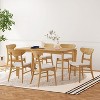 Christopher Knight Home Amesbury Wood and Fabric 7 Piece Dining Set - 2 of 4