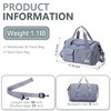 Luupatchy Carry On Weekender Backpack With Shoe Compartment, For Travel, Gym，Fishing, Travel Duffle Bag For Women, Men - 4 of 4