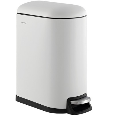 Steel Step On Trash Can - 10.6 Gallons