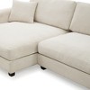 NicBex Couches for Living Room 134" Oversized L Shaped Couch Corduroy Sectional Sofa with USB Charging Port, Cup Holder, 50"Chais - image 3 of 4