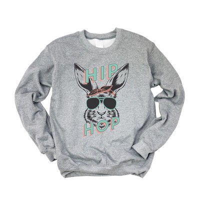 Simply Sage Market Women's Graphic Sweatshirt Green Hip Hop Bunny