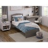 AFI Furnishings Warren Platform Bed T with Footboard AG - 3 of 4