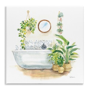 Stupell Industries Home Interior Bathroom Tub Wall Plaque Art - 1 of 4