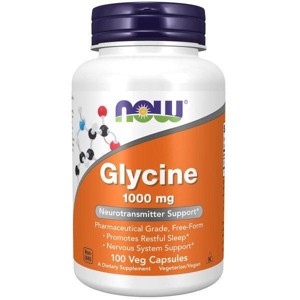 Glycine 1000mg by Now Foods  -  100 Capsule - 1 of 3