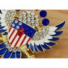 Anna-Kaci American Flag USA Sparkly Crystal Rhinestone 4th of July  Pin Brooch - 4 of 4