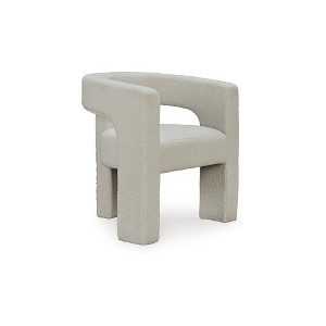 Signature Design by Ashley Landick Modern Boucle Barrel Accent Chair - 1 of 4