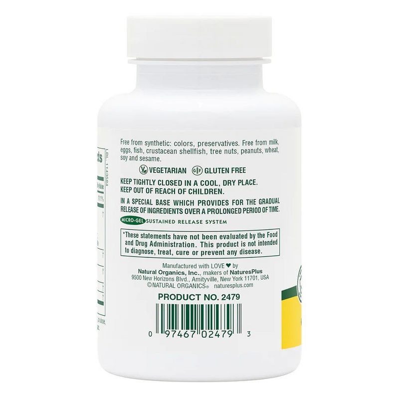 Nature's Plus Super C Complex Time Release  -  60 Sustained Release Tablet, 3 of 4