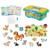  AquaBeads Jumbo Arts & Crafts Set for Children in Day on The  Farm Theme - Over 3,500 Beads & 2 Display Stands : Toys & Games