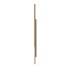 Nexera Queen Malibu Headboard Brown Oak: Modern Style, 42.75" Height, Wood Composite, No Box Spring Needed - 3 of 4