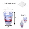 Evideco French Home Goods Stylish Clear Bathroom Tumbler - Perfect for Makeup Brushes, Toothbrushes, and More - Durable, Easy to Clean - 2 of 4