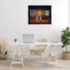 Stupell Industries Funny Dog Museum Gallery Animals Black Framed Floater Canvas Wall Art - 2 of 4
