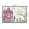 Amanti Art Haunted House I Color by Anne Tavoletti Canvas Wall Art Print Framed 33-in. x 23-in. - 4 of 4