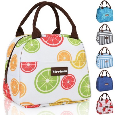 Tirrinia Lunch Bags For Women Men, Cute Insulated Lunch Tote Bag ...