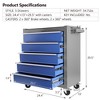 5 Drawer Rolling Tool Chest, Lockable Utility Tool Box on Wheels, Mobile Tool Chest Cabinet for Garage Warehouse Workshop Repair Shop - 3 of 4