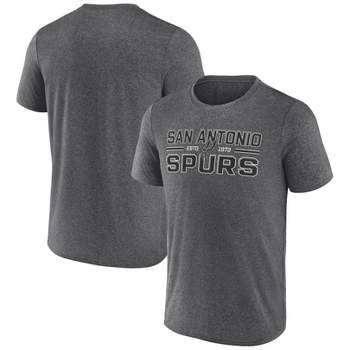 San Antonio Spurs Retro Pink & Teal Logo Beige T shirt