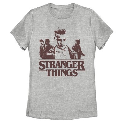 Women's Stranger Things Eleven Punk And Friends T-shirt - Athletic ...