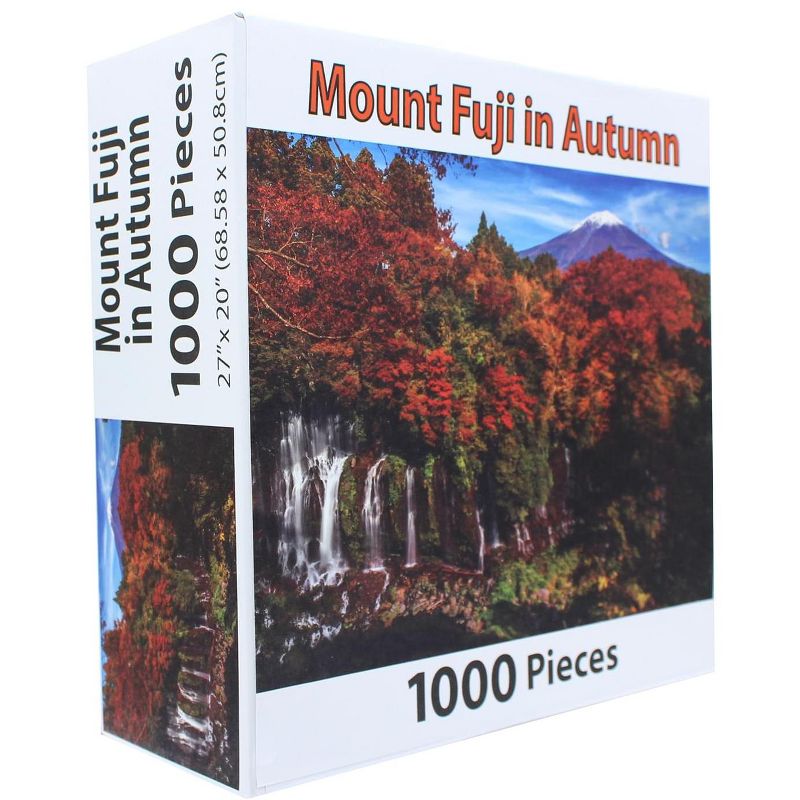 PuzzleWorks 1000 Piece Jigsaw Puzzle | Mount Fuji In Autumn, 3 of 7