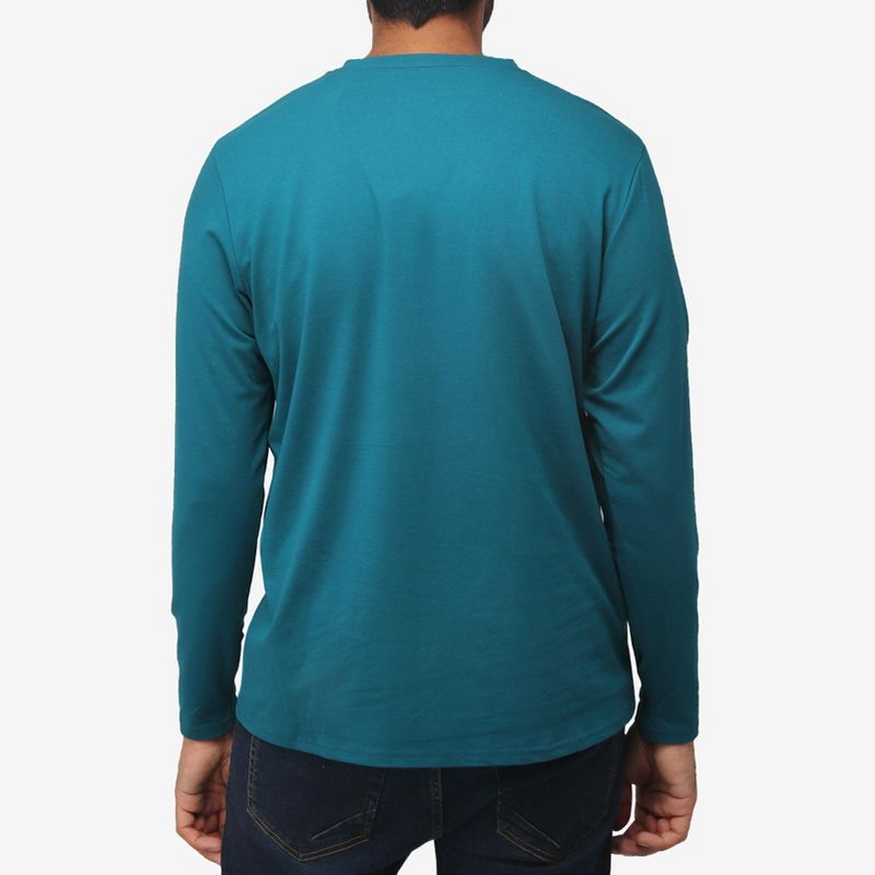 X RAY Men's Long Sleeve V-Neck T-Shirt, 2 of 6