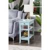 American Heritage 3 Tier End Table with Drawer - Breighton Home - 2 of 4