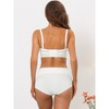 INSPIRE CHIC Women's Wirefree Non-Slip Front Buckle Strapless Bandeau Bra and Panty Sets 3 Packs - 2 of 4