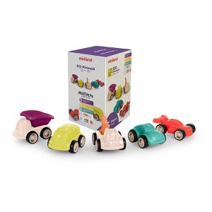 Miniland Eco Minimobil 4-1/4", Set of 5 - 1 of 3