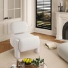 Lirago Armless  Accent Chair with Comfortable Reclined Backrest for Living Room 28.5"Hx27.1"Dx26.4"L - 2 of 4