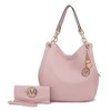 MKF Collection Ashley Vegan Leather Women’s Hobo Shoulder Bag with Wristlet Wallet by Mia K - 2 of 4