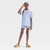 Girls' Oversized St.Tropez Graphic T-Shirt - art class™ Blue - 4 of 4