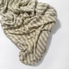 Babyletto Muslin Crib Sheet, GOTS Certified Organic Cotton - Moss Stripe - 4 of 4