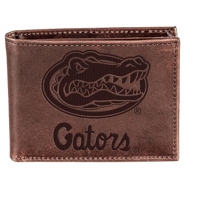 Evergreen University of Florida Crazy Horse Collection Bi-Fold Wallet