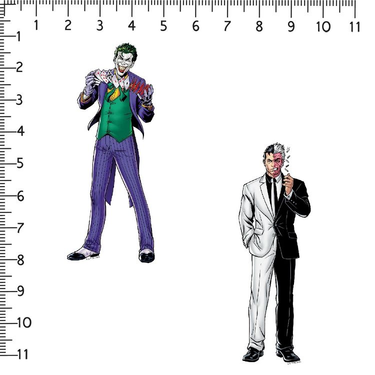 Batman Villains Sticker Pack- Character Die Cut Vinyl Deluxe Large ...
