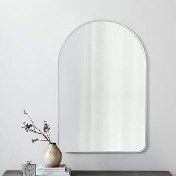 Neutypechic Modern Arched Bathroom Mirror Decorative Wall Mirror