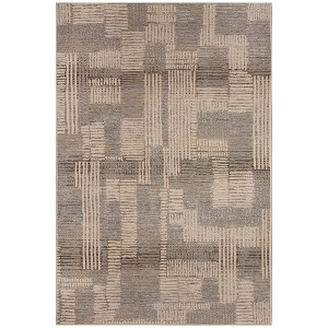 Liora Manne Riviera  Indoor/Outdoor Area Rug Neutral 5'3" x 7'3" Natural.. - 1 of 4