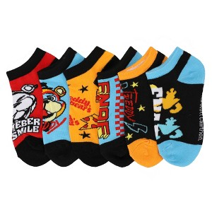 Five Nights at Freddy's Slogan Youth 6-Pack Ankle Socks - 1 of 4
