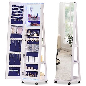 Fredees 21.65'' Wide Freestanding Jewelry Armoire - 1 of 4