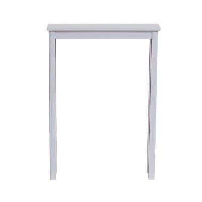 White Wood Adjustable Over-the-Toilet Storage Cabinet with Doors