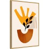 Amanti Art Sunshine Flower No 5 by Eins Kubistika Canvas Wall Art Print Framed - 2 of 4