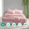 3/4 Pieces Bamboo Viscose Bed Sheet Set, Super Breathable & Cooling Bedding Set - NTBAY - 3 of 4