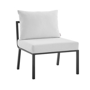 Modway Riverside Outdoor Patio Aluminum Armless Chair - 1 of 4