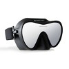Hawaii Divers Deep Sea Mirrored Adult Snorkel Set – Silver/Black - L/XL - 2 of 3