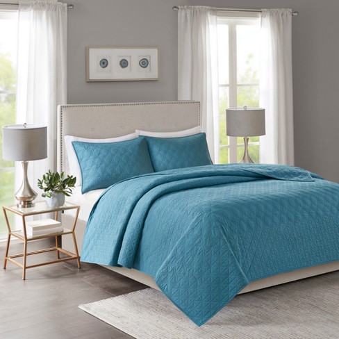 Teal Hollie Coverlet Set Full Queen Target