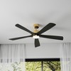 FUFU&GAGA 47-inch Ceiling Fan with Wooden Blades and Multi-Color LED Lights - 4 of 4
