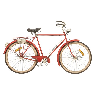  Metal Bicycle Decorative Wall Art 24  X 39 - Olivia & May 