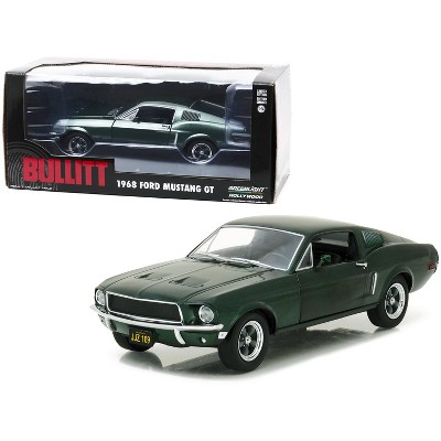 1968 Ford Mustang GT Fastback Green "Bullitt" (1968) Movie 1/24 Diecast Model Car by Greenlight