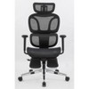 NicBex Adjustable Ergonomic Office Chair with Retractable Footrest,Dynamic Lumbar Support,2D Headrest,2D Armrest for Work Study,Black - 3 of 4