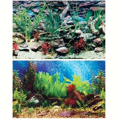 Penn-Plax Shalescape/Tropical Background Aquarium Decor