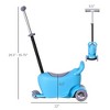 VisioGear Baby Walkers, Sliding Walker with Adjustable Handlebar, Baby Walkers for Boys and Girls, Blue, 22"*9.5"*30" - 2 of 4