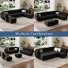 87-Inch Modular Sectional Sofa – U-Shaped Velvet Couch with Storage Ottoman, 9-Seat Comfort for Living Room or Apartment, Stylish Blue Design - 4 of 4