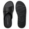 Alpine Swiss Hugo Mens Vegan Leather Slide Sandals Dressy Comfortable Summer Shoes - 4 of 4