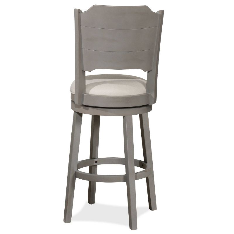 30.25&#34; Clarion Swivel Barstool Distressed Gray - Hillsdale Furniture, 3 of 8